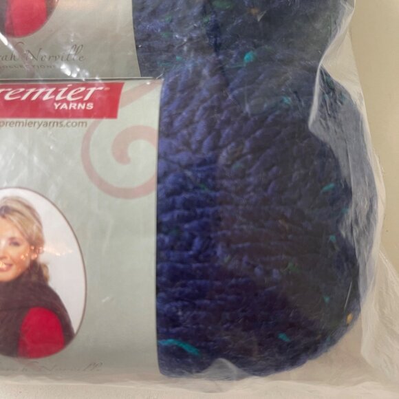 Premier Yarns Chunky Tweed Eclipse 3 Skeins 5 Weight Bulky 109 Yds ea Acrylic - Picture 5 of 5